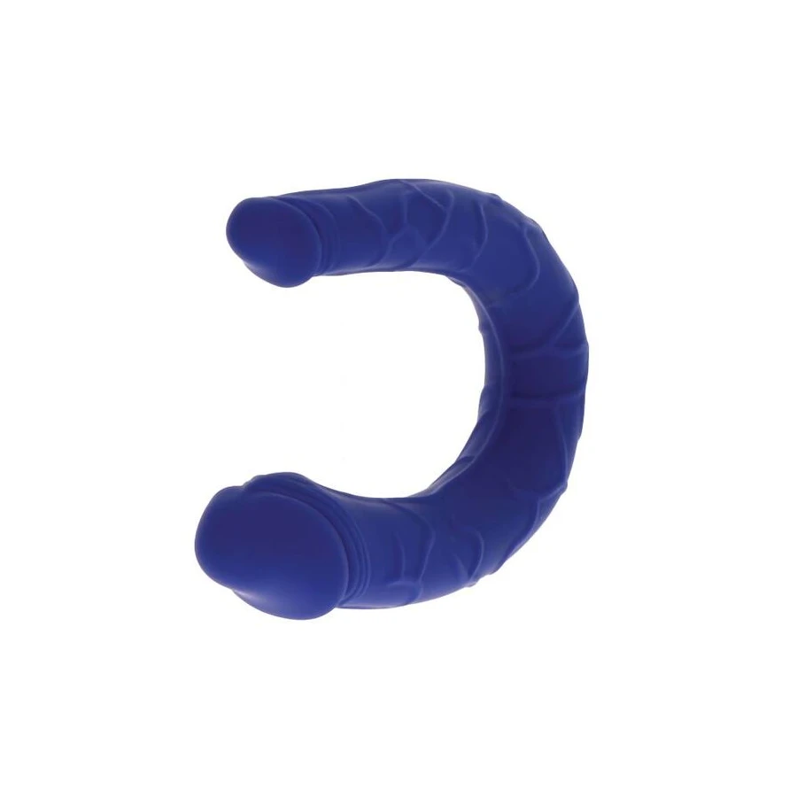 GET REAL - REALISTYCZNE MINI DOUBLE DONG NIEBIESKIE